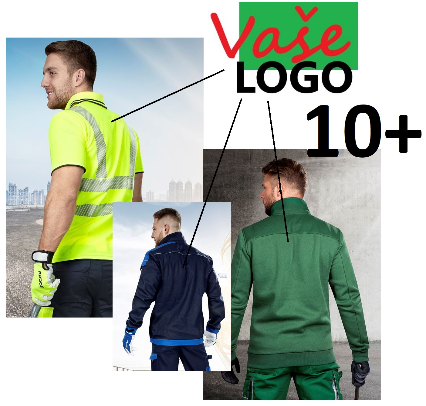 POTLAČ (Tričko, mikina, blúza,) - VEĽKE LOGO (ZADNÁ ČASŤ ODEVU) 10+