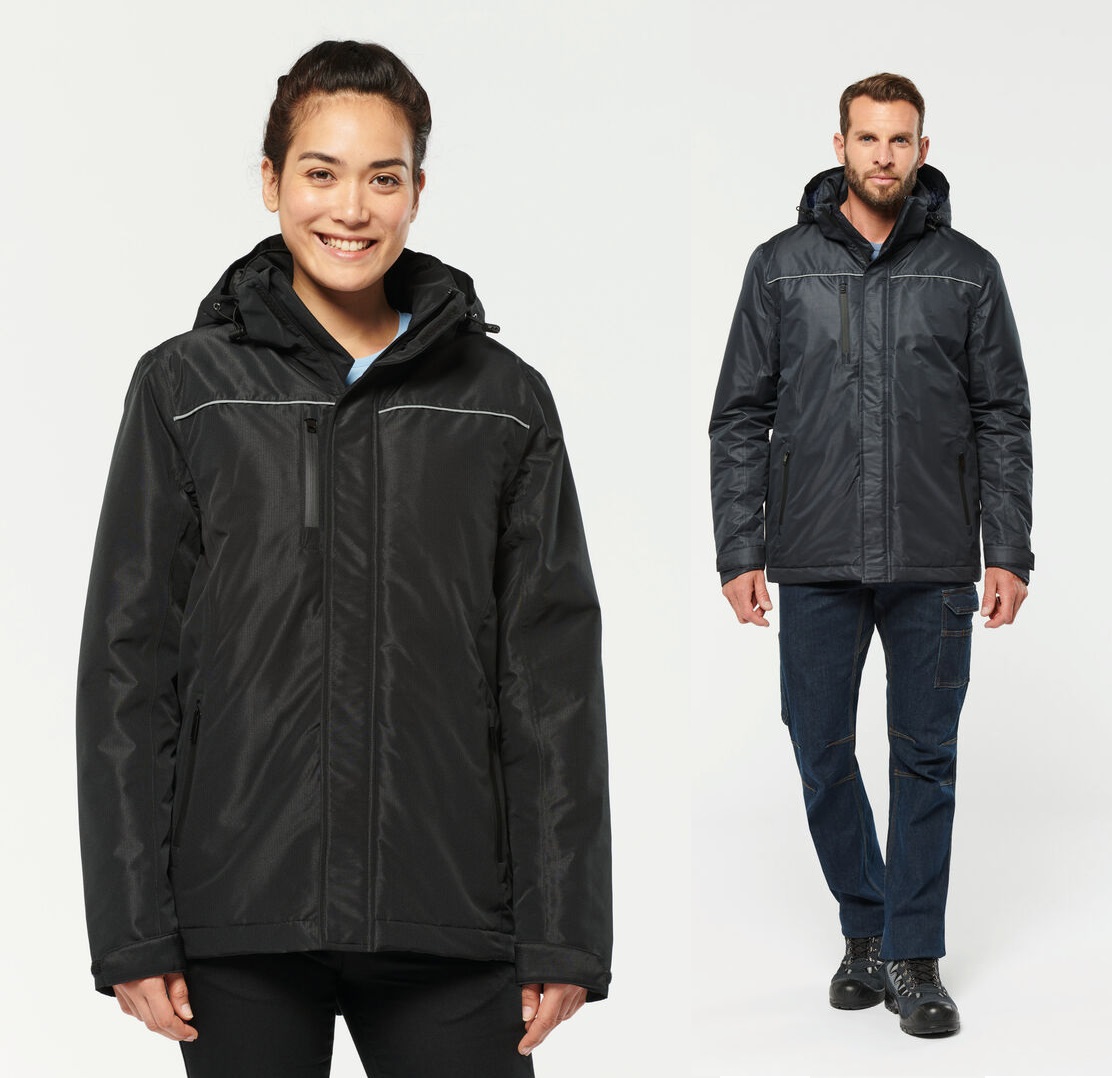 Pracovná parka | Kariban | WK650, čierna, L